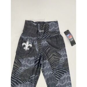 New Orleans Saints NFL Team Apparel Leggings Zubaz Women's XS Athletic Wear